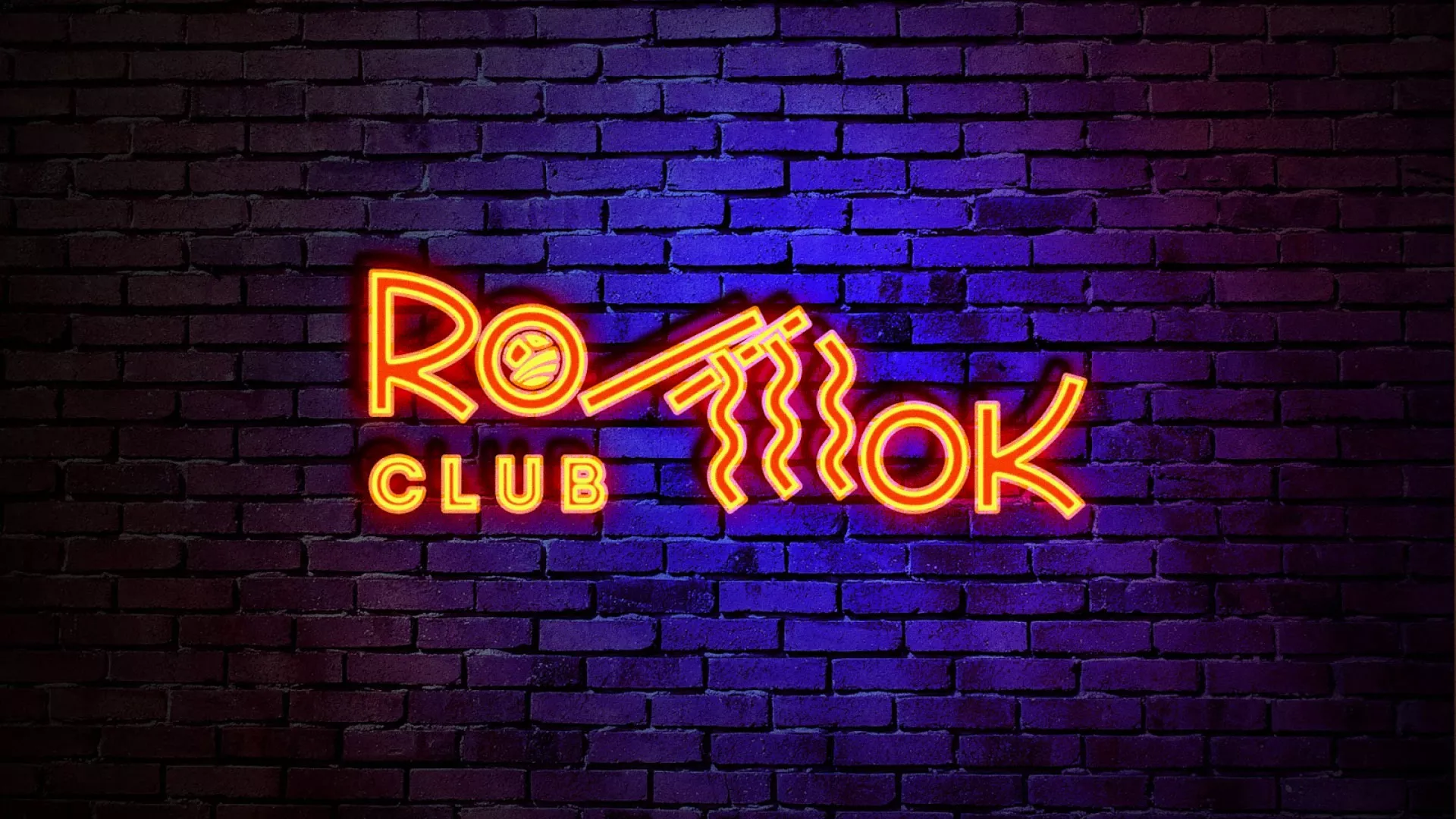 Разработка интерьерной вывески суши-бара «Roll Wok Club» в Венёве