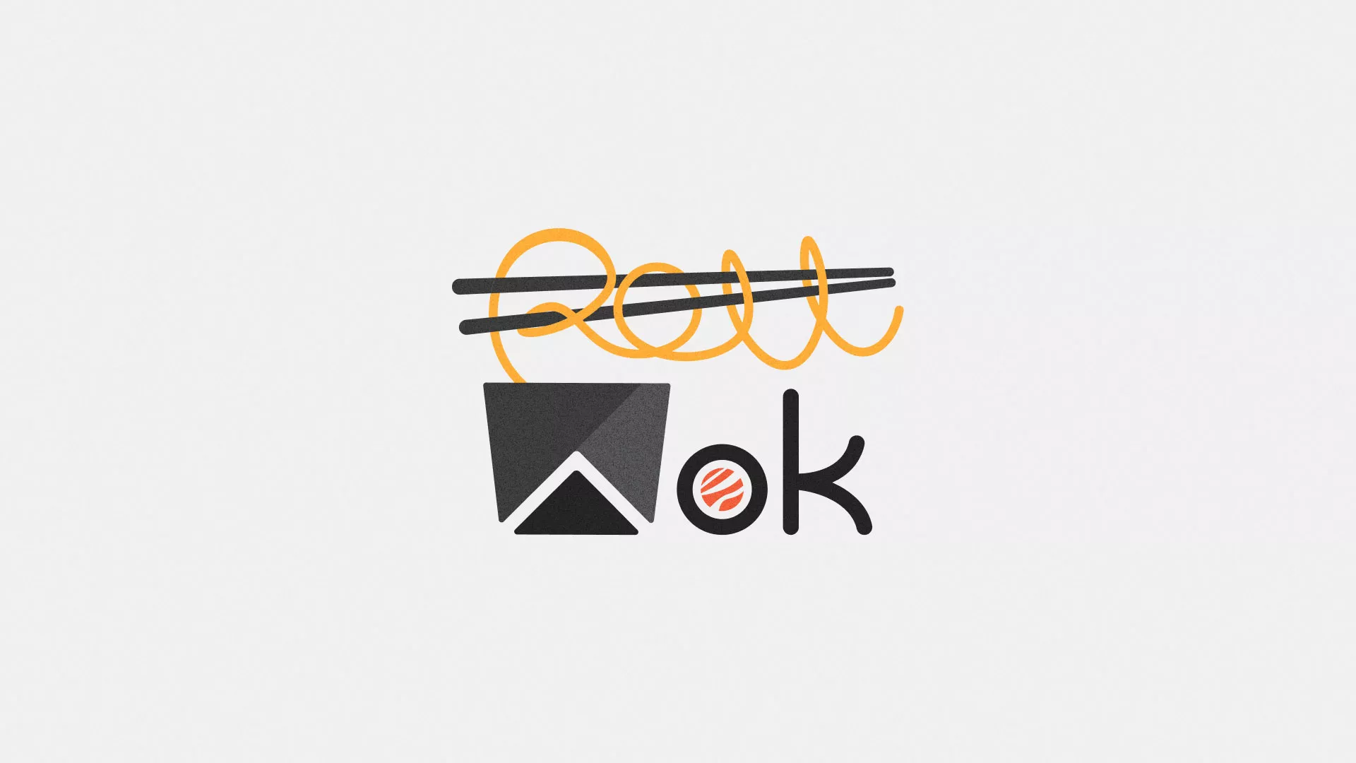 Разработка логотипа в Венёве для суши-бара «Roll Wok Club» Разработка логотипа в Венёве для суши-бара «Roll Wok Club»